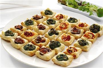 Mini Savoury Puff Tart Selection